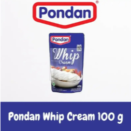 Pondan Whip Cream Pouch 100gr / Bubuk Instan Krim Kue Whipping