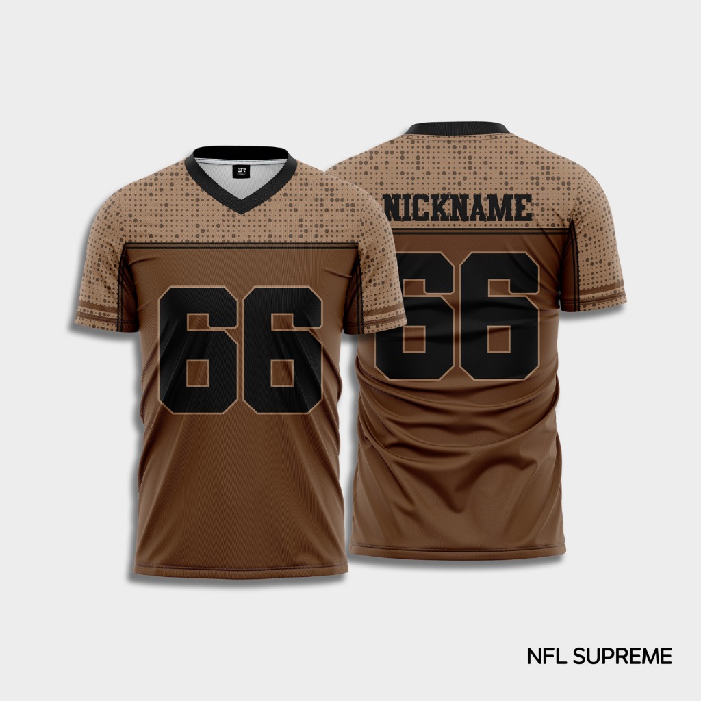 Kaos Jersey Olah Raga Rugby Dryfit Wave 3R Full printing Sport NFL SUPREME