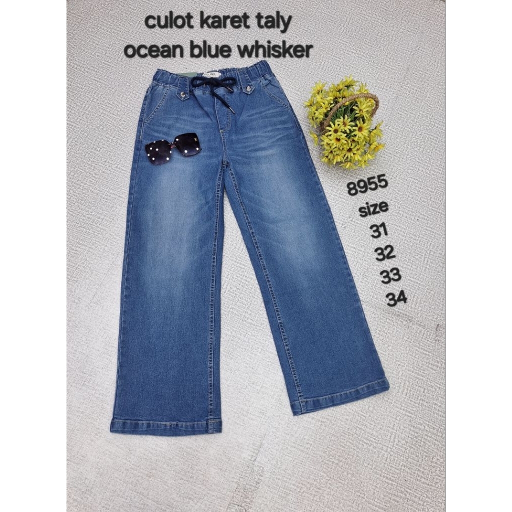 CELANA JEANS FELINO KULOT PANJANG TALY