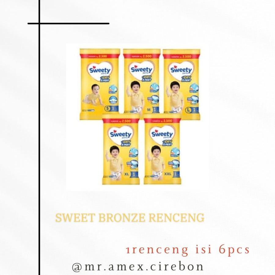 sweety bronze renceng isi 6 pcs / sweety bronze renceng