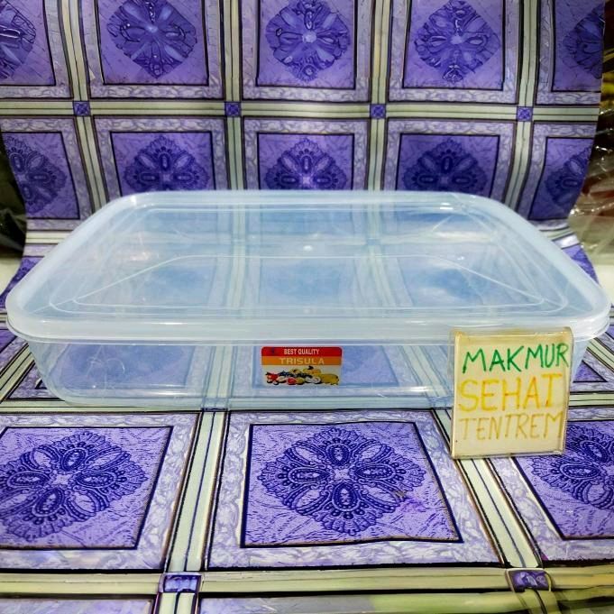 Trisula 2000ML Kotak Kue, Wadah Plastik Makanan SKU240238