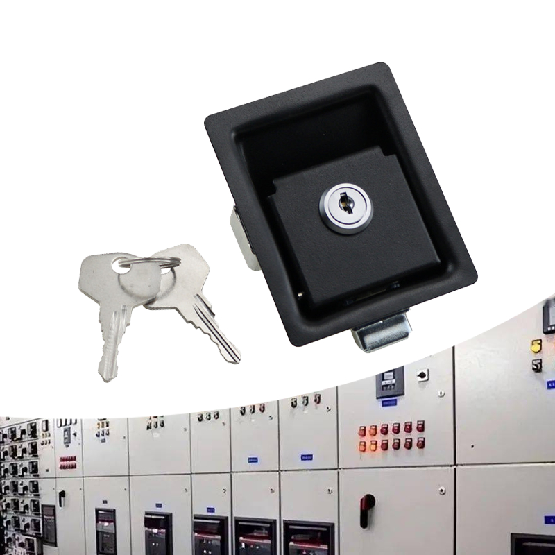 Door Lock Genset / Kunci Cargolock Hitam Besi Sedang Genset Panel / genset lock / padlock / kunci ka