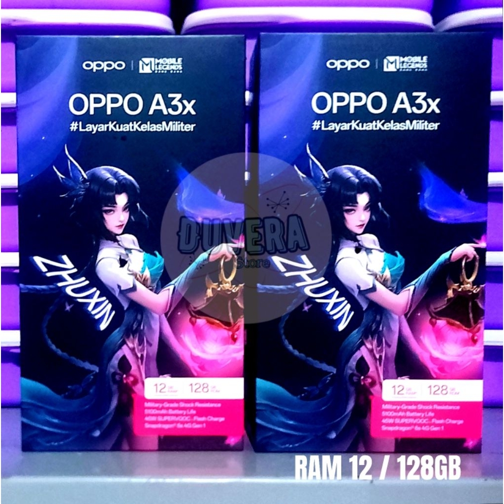 DUS BOX HP KOTAK CELLULER OPPO A3X RAM12/128GB ORIGINAL COPOTAN ASLI BAWAAN DUS HP OPPO A3X