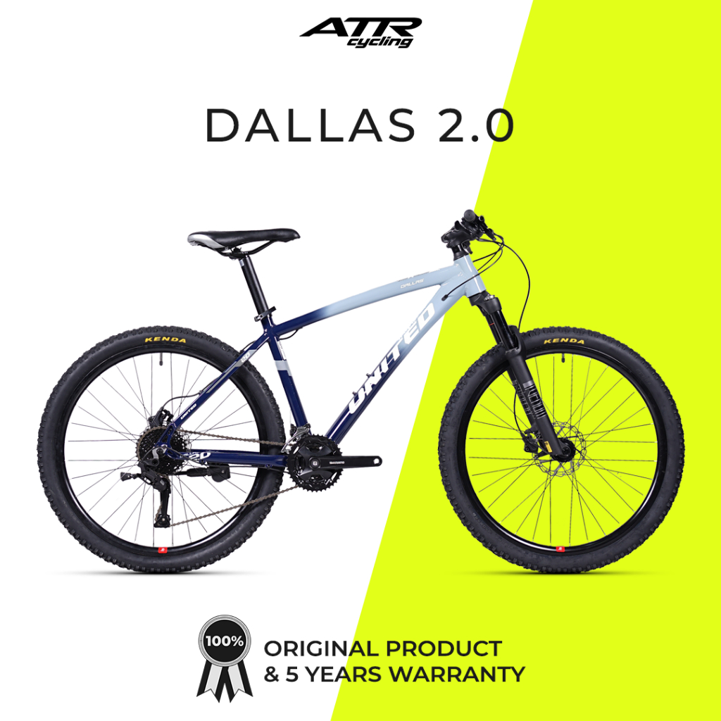 Sepeda Gunung MTB AL27,5-27 UNITED DALLAS 2.0 (24) GYBL-GY