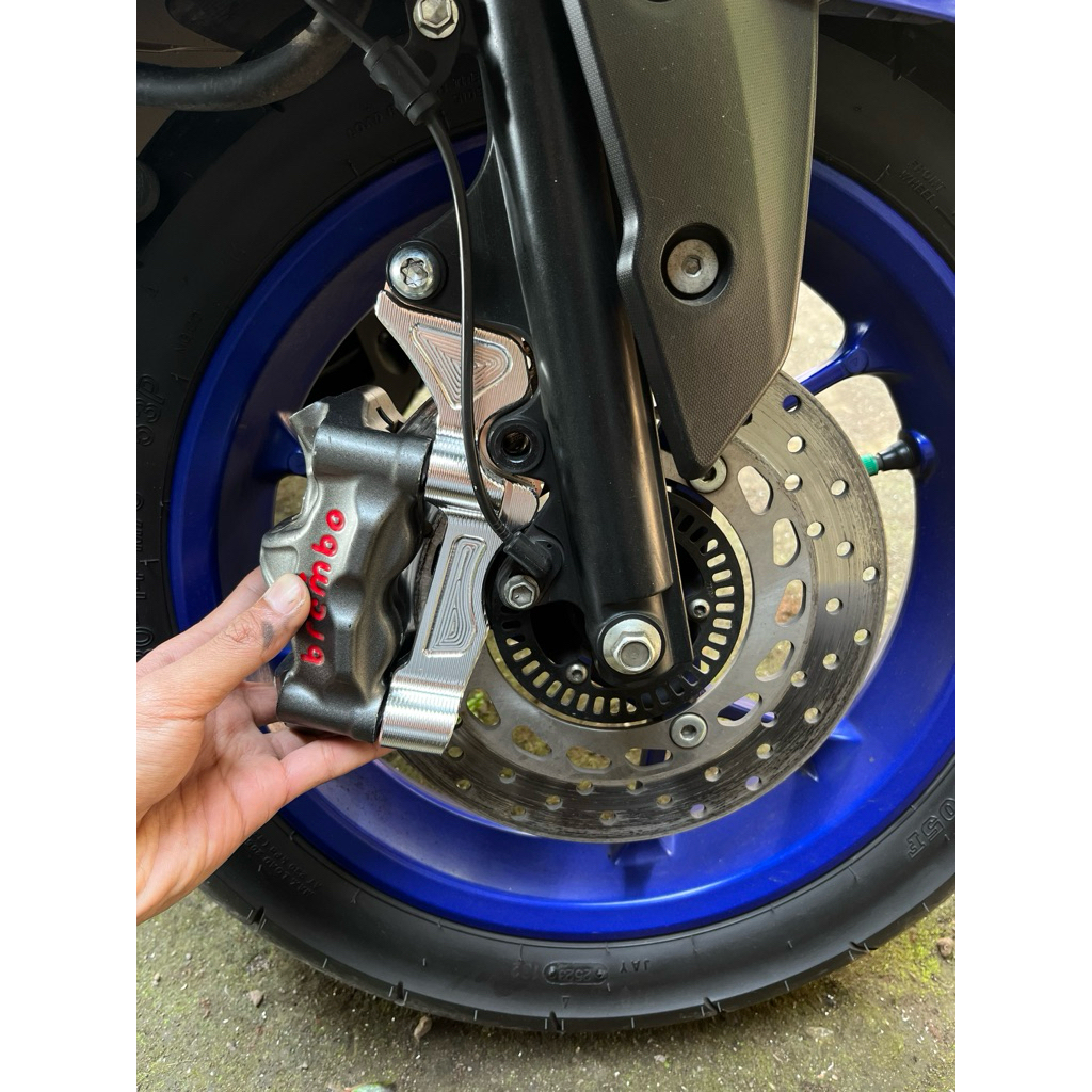 breket braket dudukan kaliper P100 Pitch100 Nmax Aerox new old N max Aerox155 NmaxNew NmaxOld aeroxN