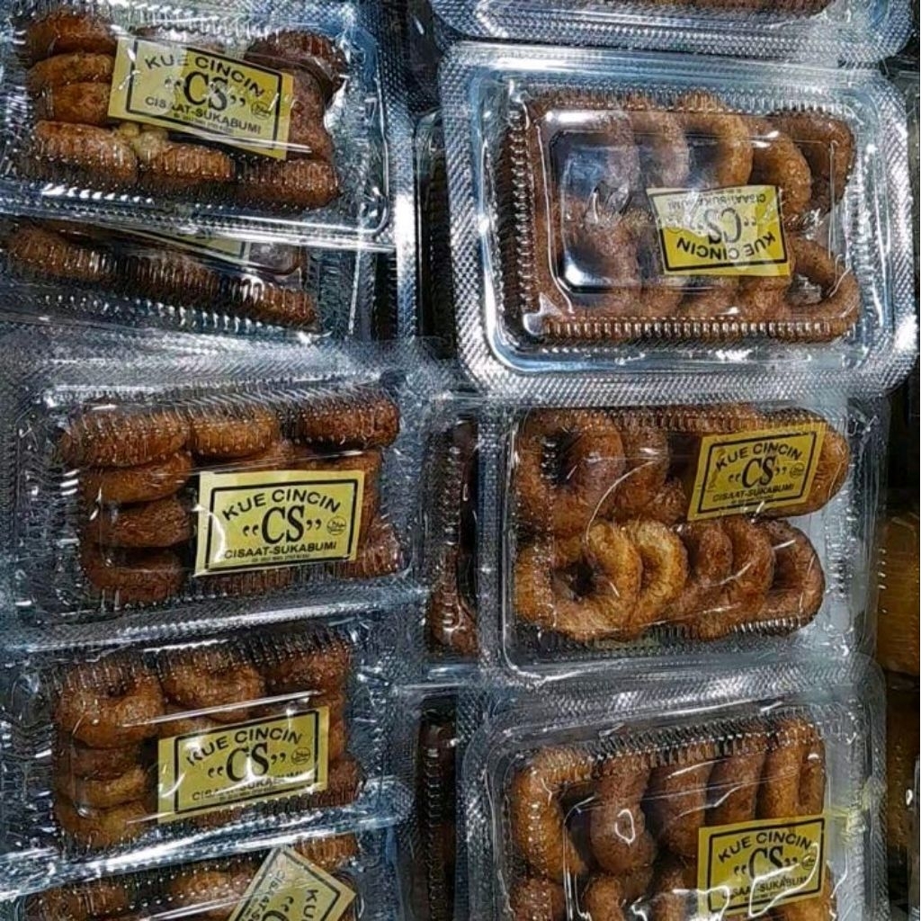 Kue Cincin Gula Merah Cisaat Sukabumi / Kue Ali Agrem Sukabumi / Kue Cincin Gula Jawa