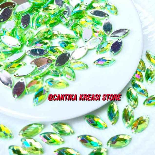 Payet Mata Diamond Uk 7x15 Grade A Jahit Perlusin Murah