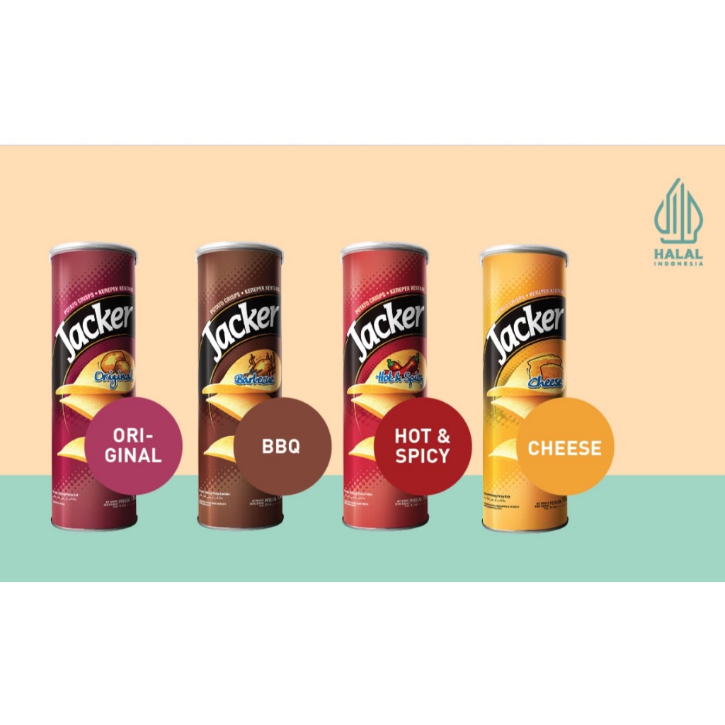 Jacker Potato Crisp Keripik Kentang Jacker Renyah Enak