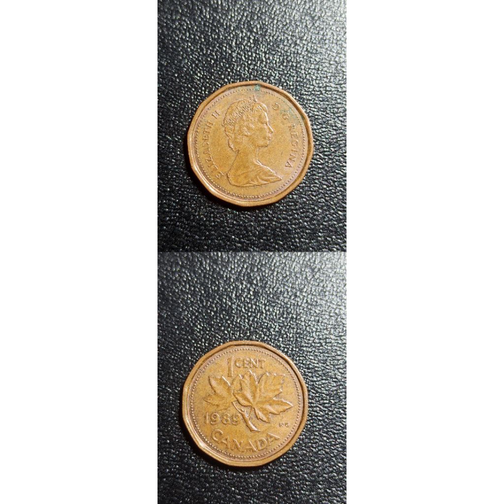 uang asing 1 cent canada k114
