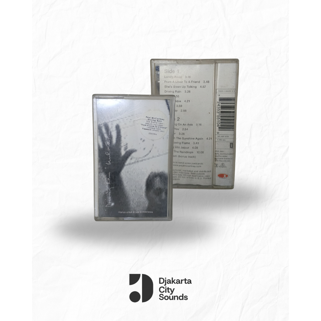 Kaset PIta Paul McCartney - Driving Rain