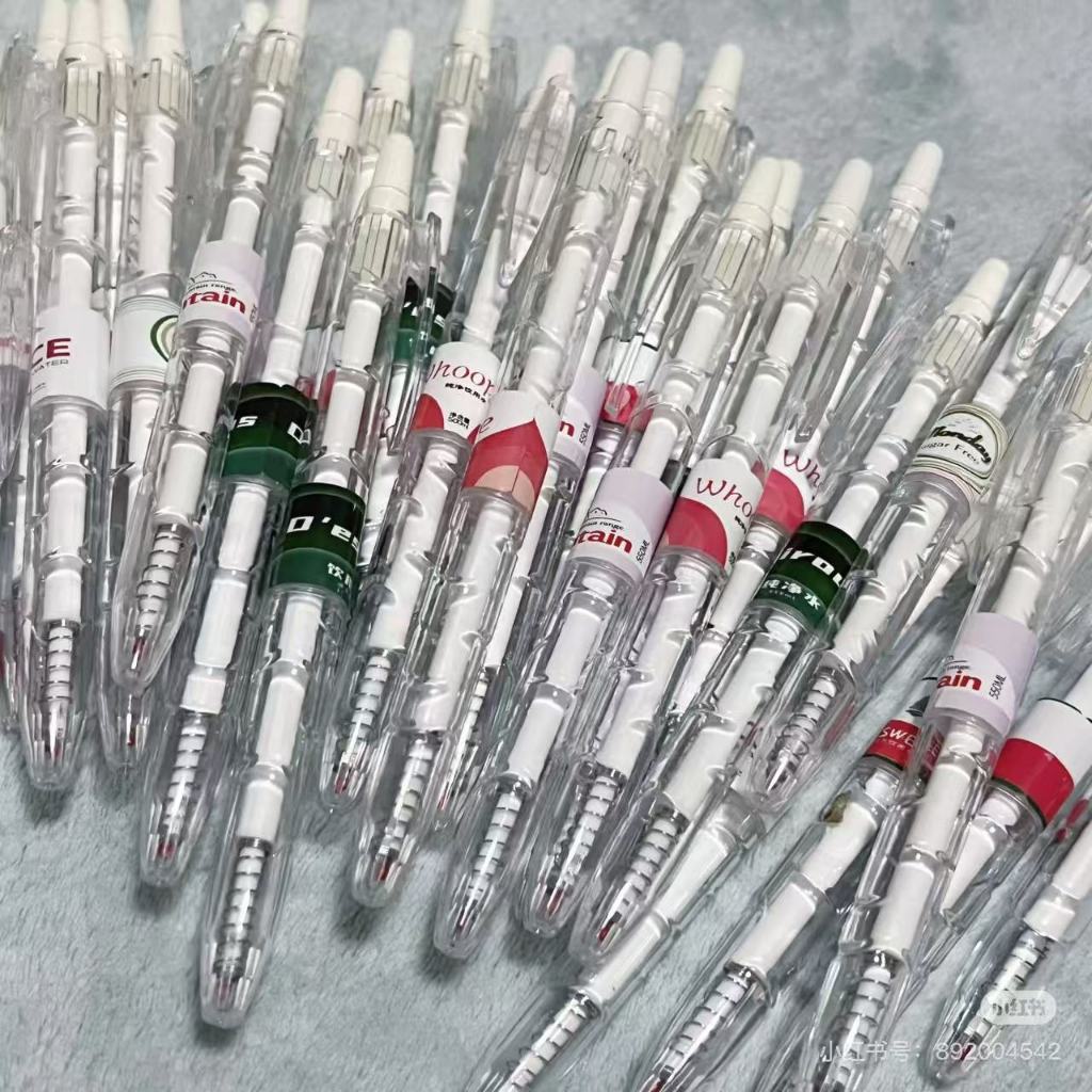 6pcs Pulpen Gel Aesthetic 0.5mm Pulpen Pena Lucu Retractable Gel Pens Pen Mekanik Tinta Hitam Statio