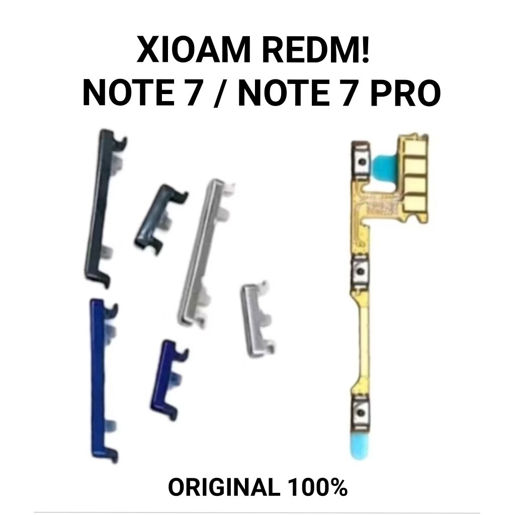 Tombol + Flexible on off volume for Xioami Redmi Note 7 / Note 7 Pro Tombol On Off volume