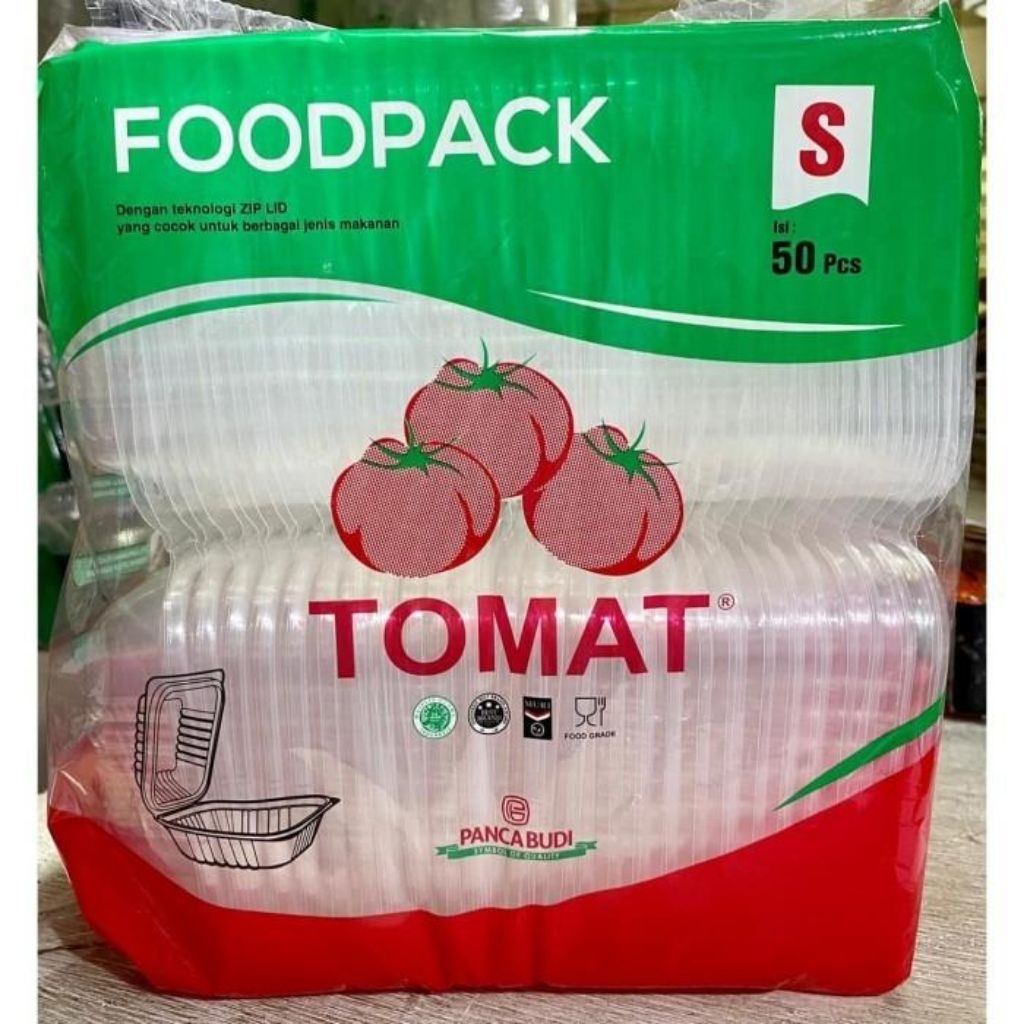 Foodpack S / Mika TOMAT S / Foodsafe S / Mika burger bening tebal / Mika tebal kecil