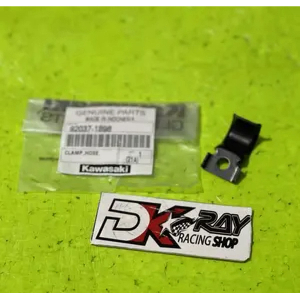 clamp besi kabel rem spakbor depan ninja rr r ss kis original