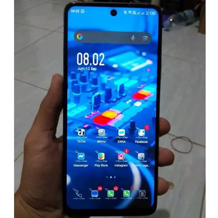 LCD Ori Asli Copotan Infinix Note 10 Pro / Note 10 Pro Nfc Fullset Touchscreen