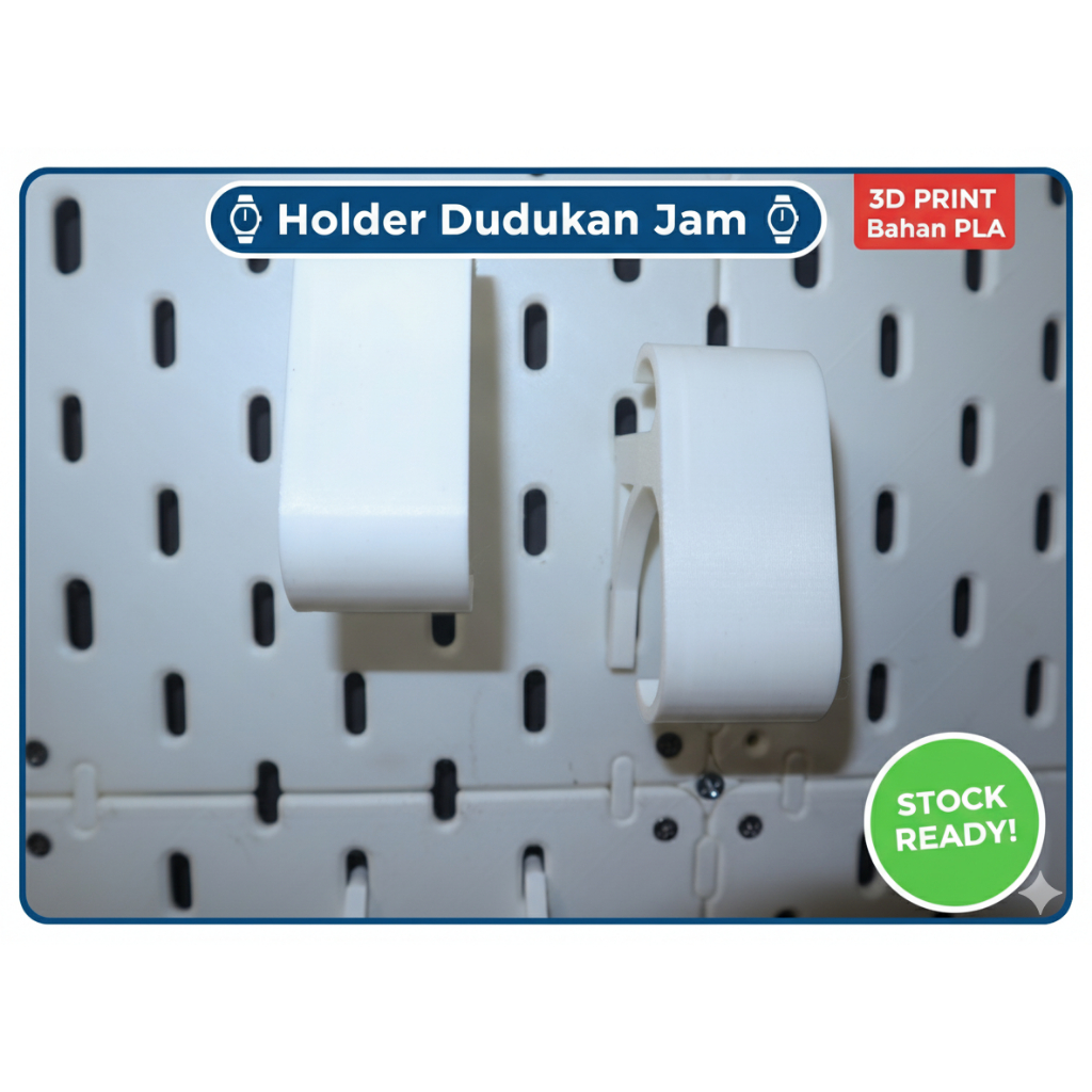 Holder Dudukan Jam Ikea Skadis Aksesoris
