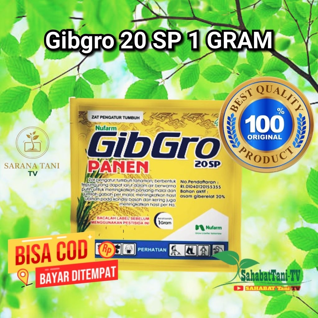 Gibgro adalah merek dagang dari produk zat pengatur tumbuh (ZPT) yang diproduksi oleh PT Nufarm Indo
