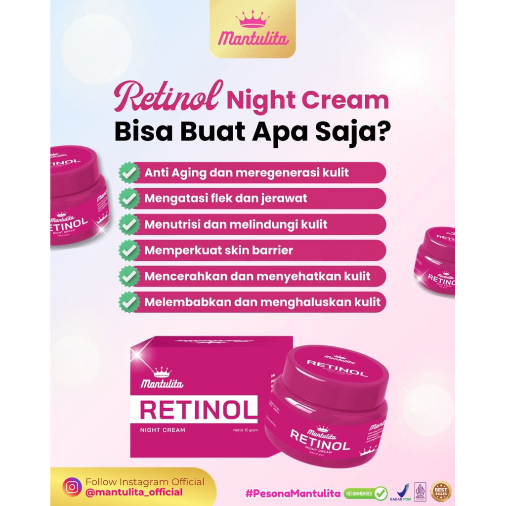 Mantulita Retinol Night Cream