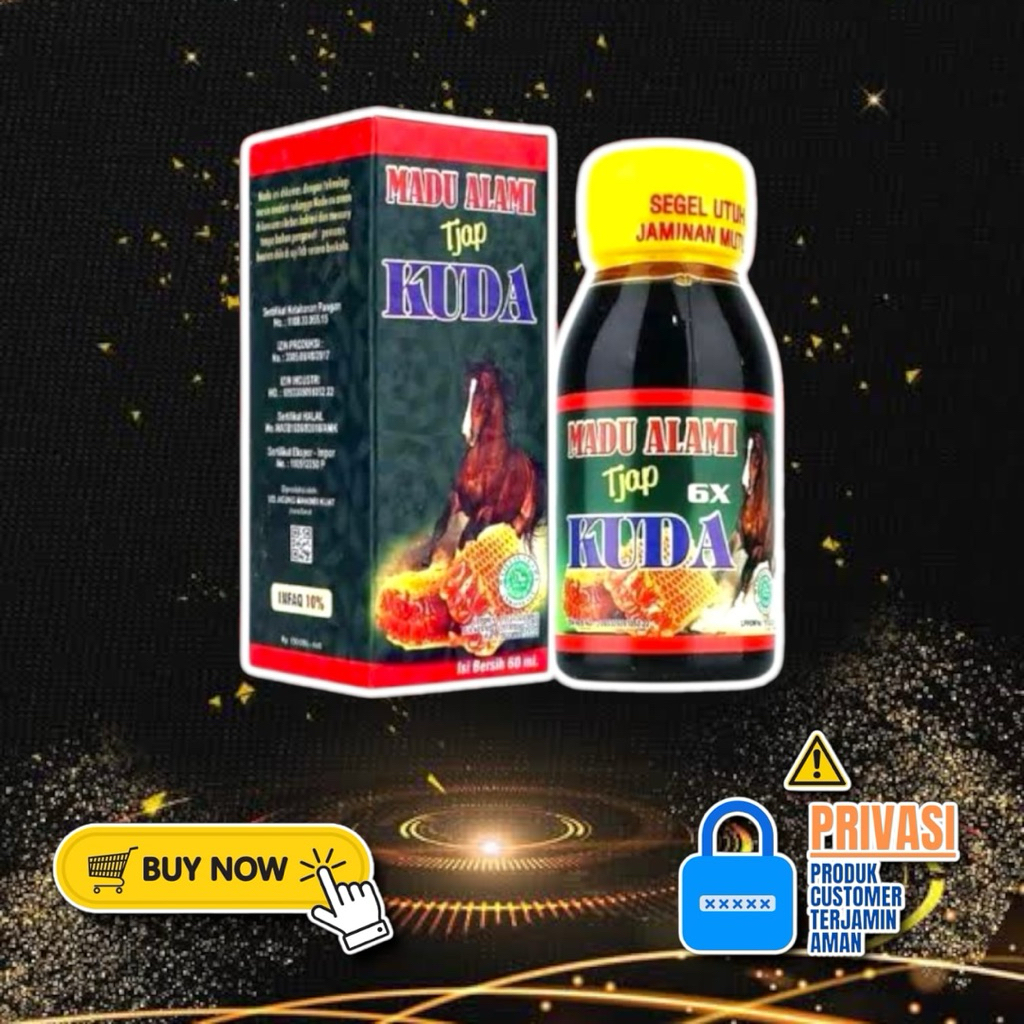 TJAP KUDA MADU STAMINA MADU HERBAL OBAT PATEN KUAT PRIA