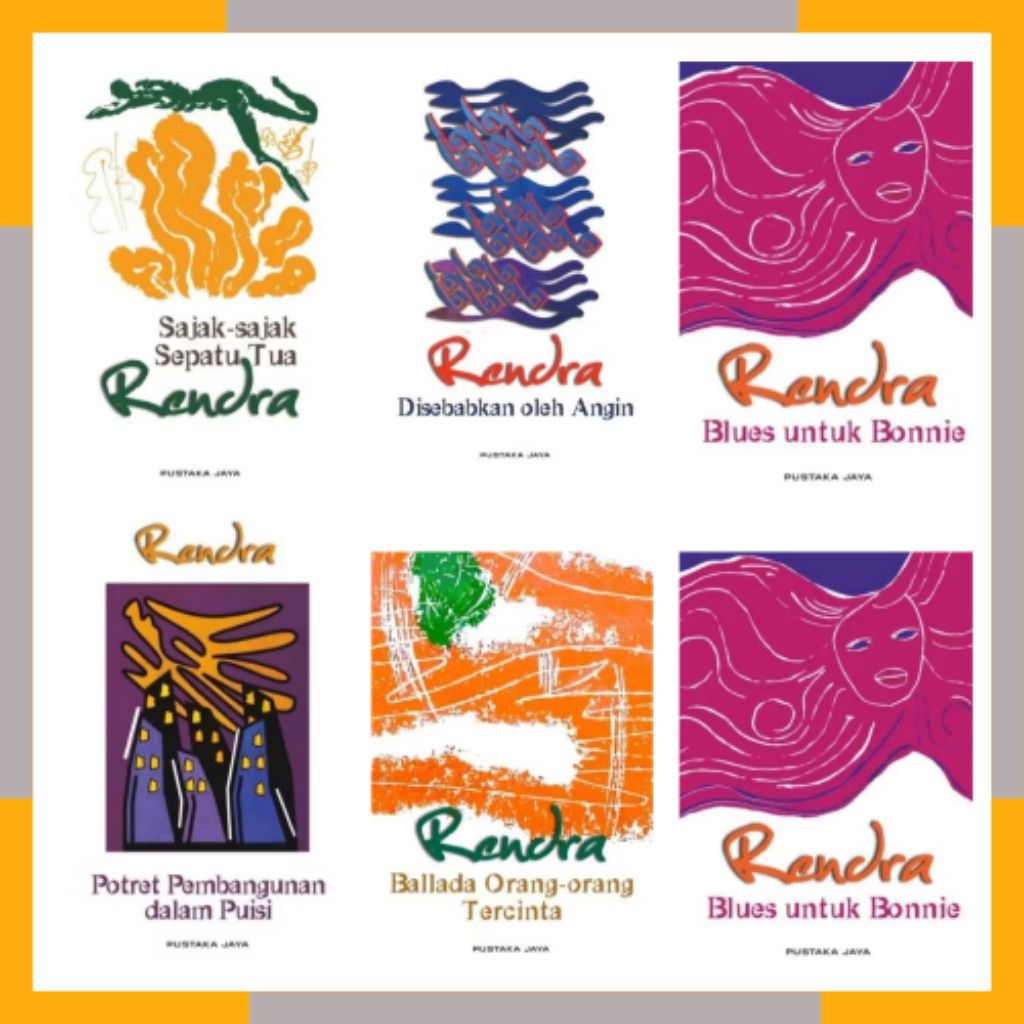 BUKU SERI SAJAK/PUISI WS RENDRA BUKU ORIGINAL