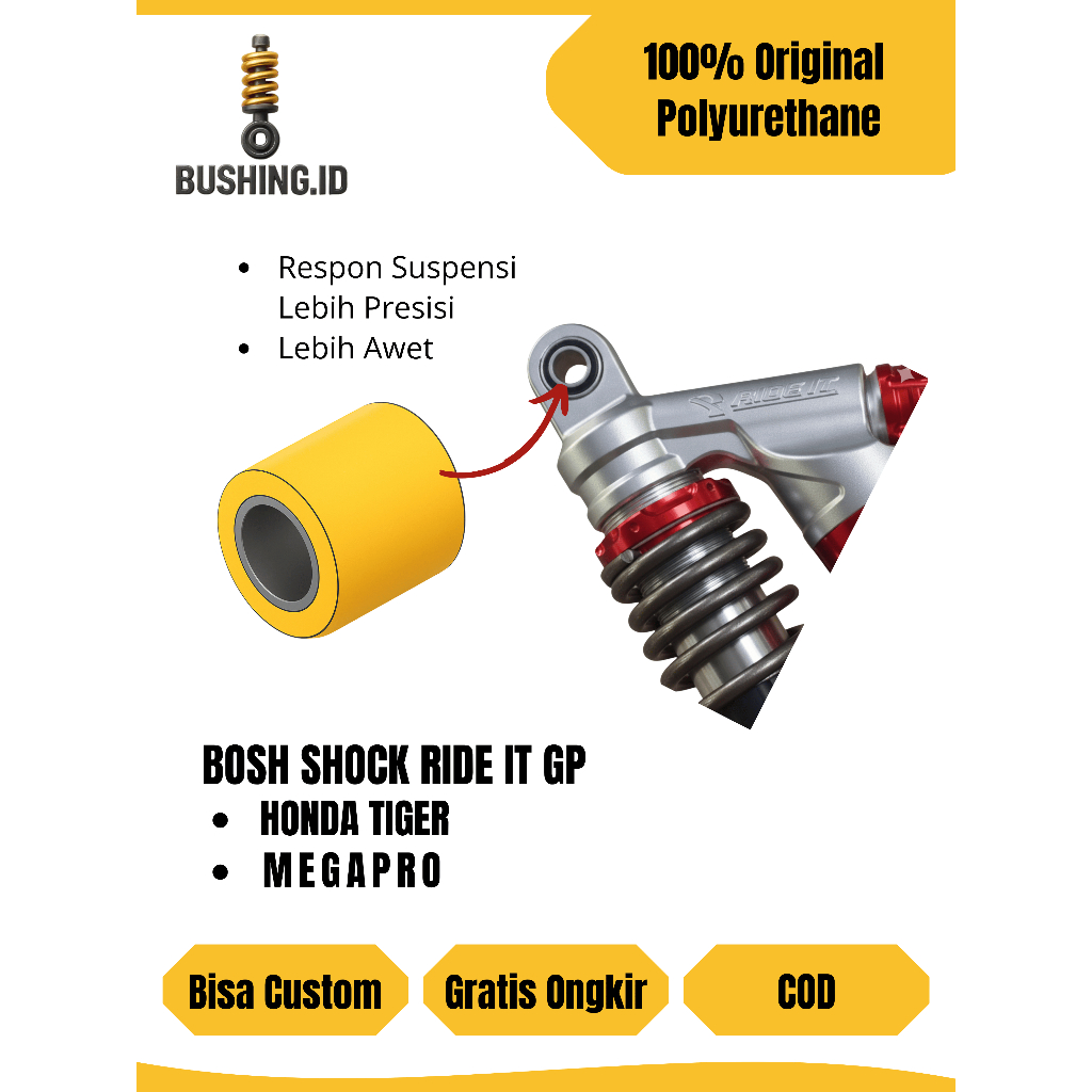 Bosh Shock Ride It Gp Honda Tiger Megapro