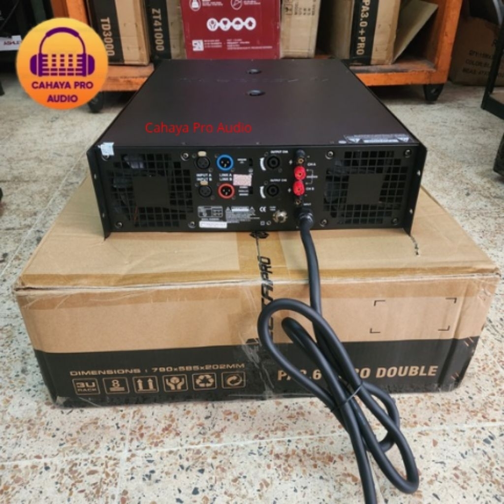 Power Amplifier Zetapro PA 2.6 + Pro GB Double Original Double Trafo Class GB