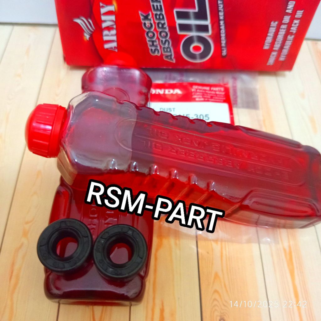 OLI SHOCK + SEAL SHOCK BEKER BELAKANG HONDA ASTREA GRAND PRIMA WIN SUPRA REVO BEAT VARIO GENIO