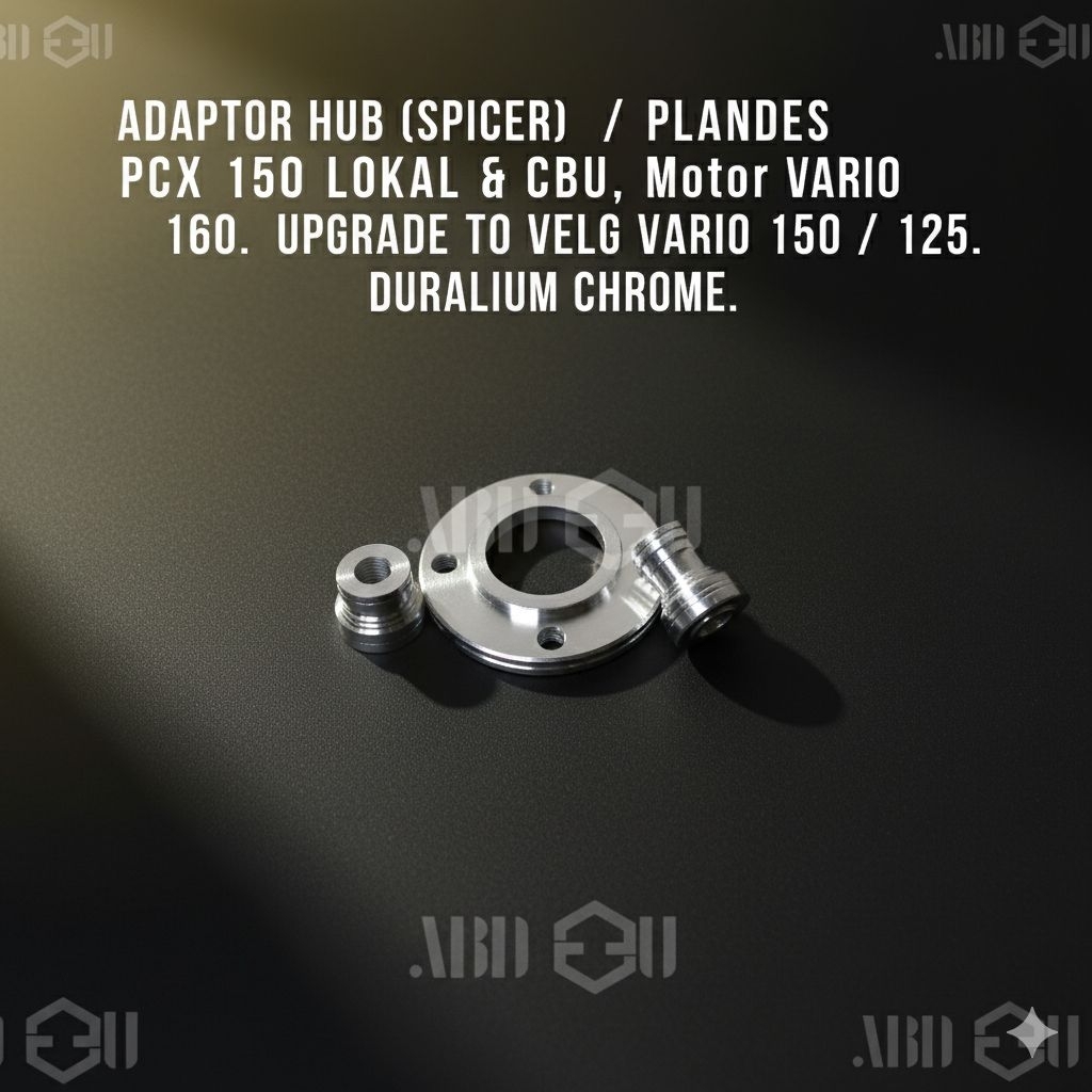 ADAPTOR HUB (SPICER) / PLANDES PCX 150 LOKAL & CBU, Motor VARIO 160. UPGRADE TO VELG VARIO 150 / 125