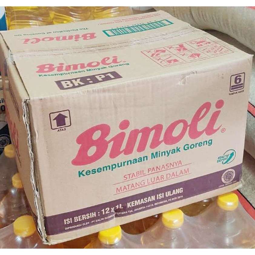 Bimoli Minyak Goreng 1 Liter Dus isi 12