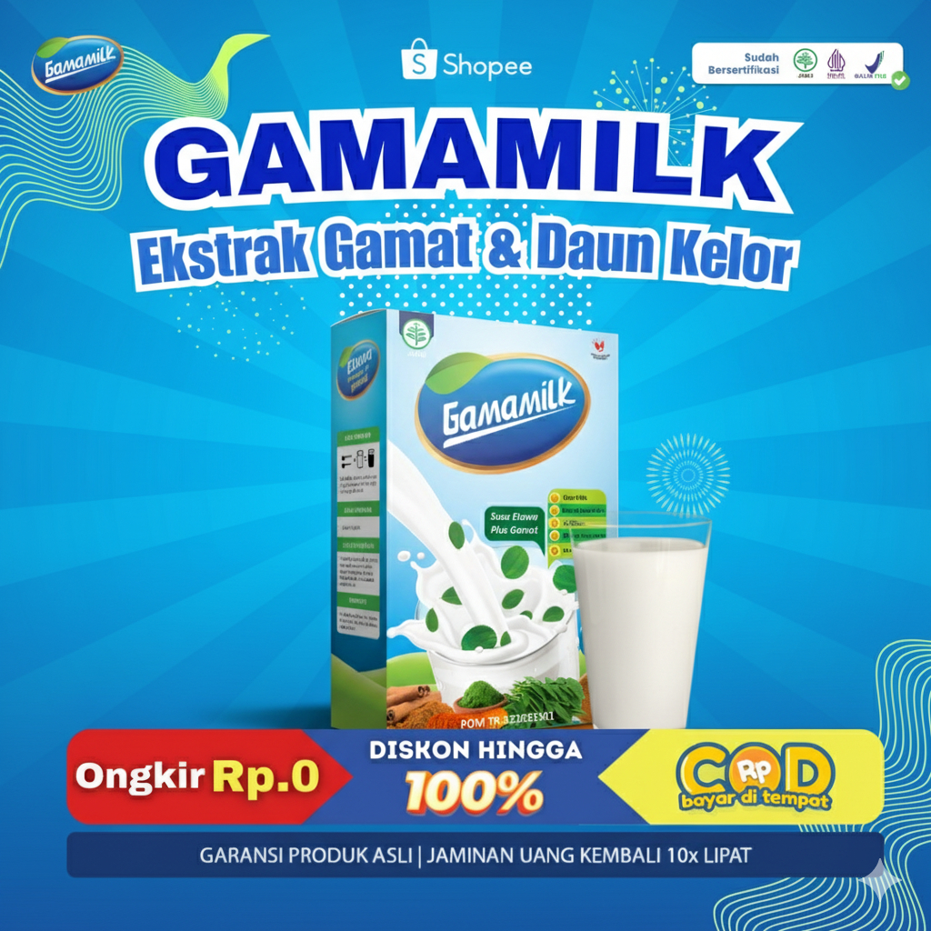 GAMAMILK Susu Etawa - Plus Ekstrak Gamat