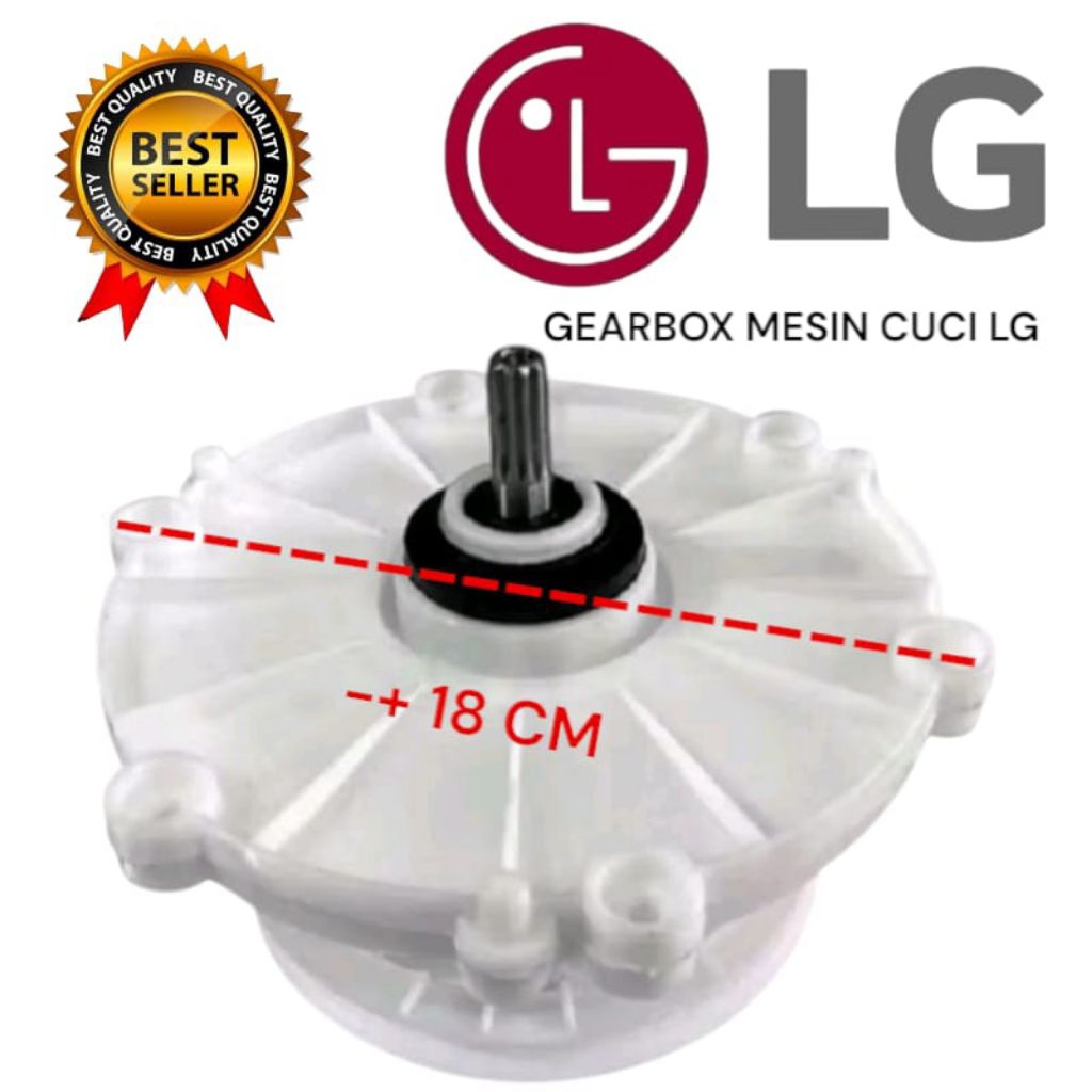 GEAR BOX/girbok mesin cuci LG 2 tabung puly dua LG WP-1460R