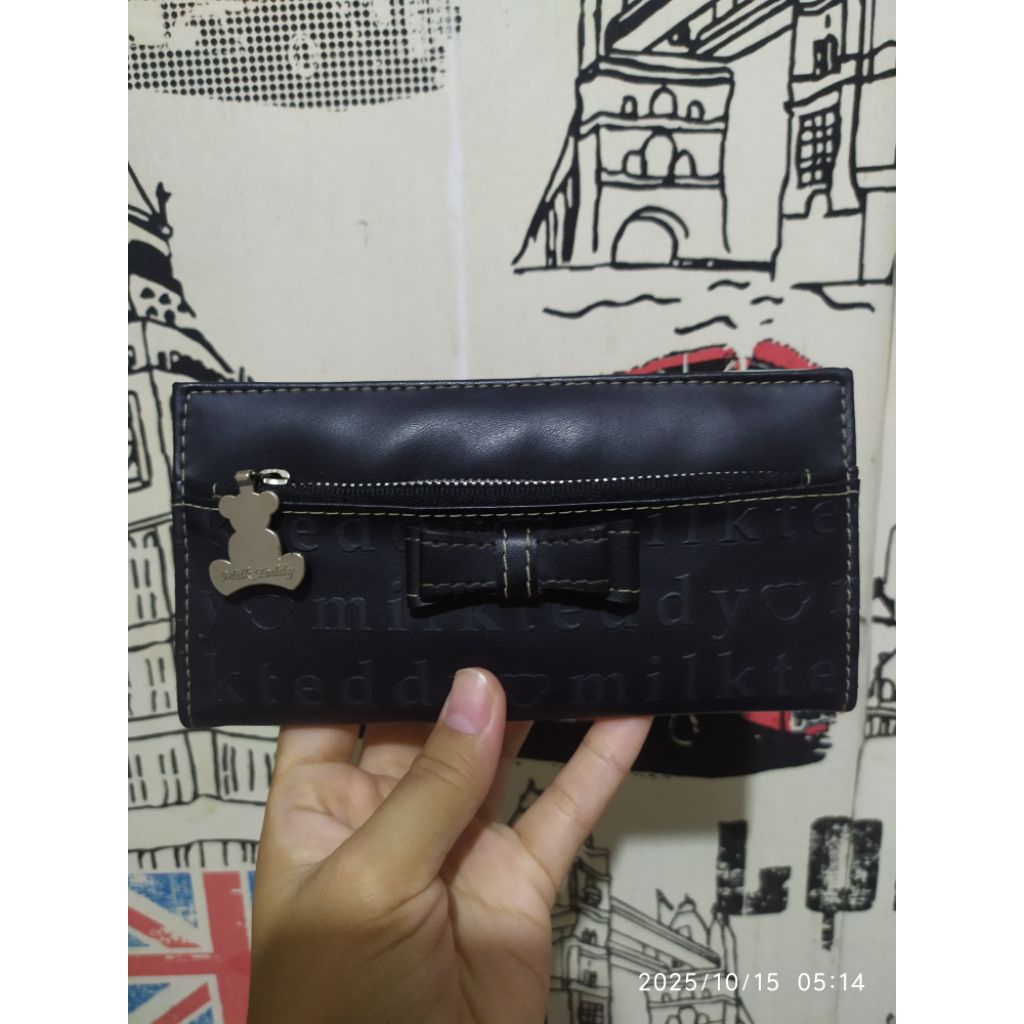 dompet panjang milk teddy original