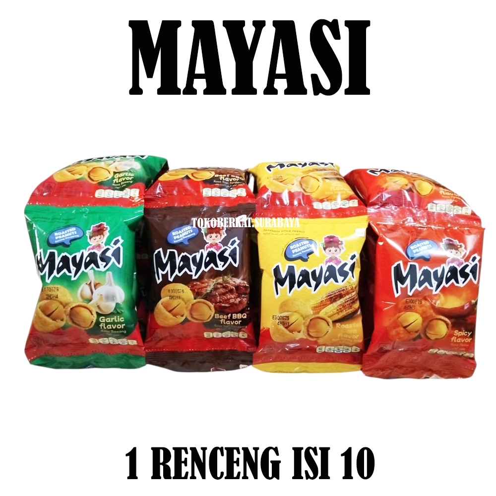MAYASI KACANG JEPANG RENCENG ISI 10