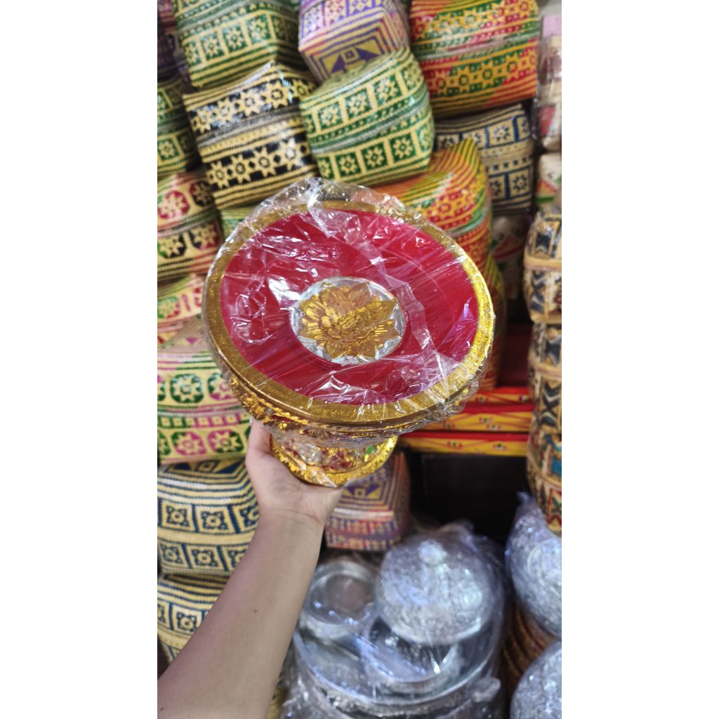 dulang prada fiber ukir ukuran 20 cm