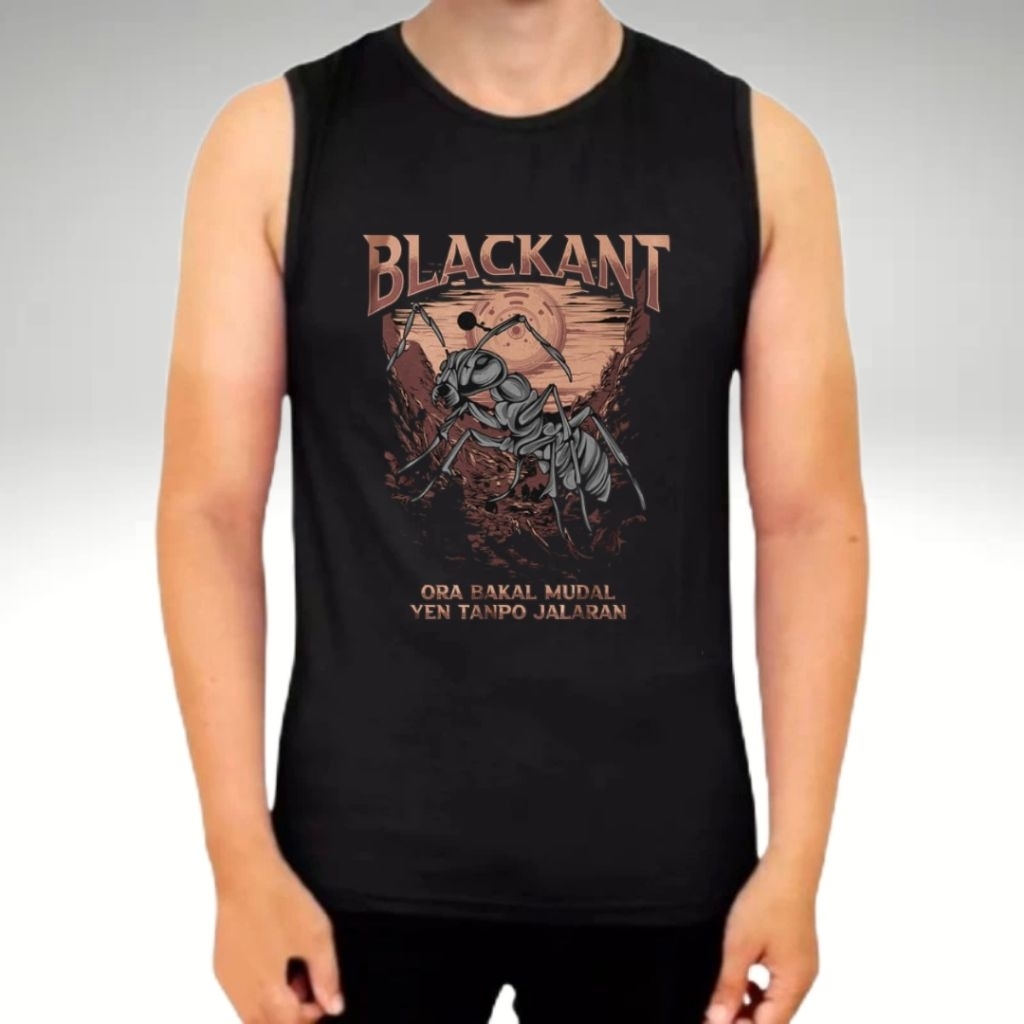 Singlet PSHT Black Ant