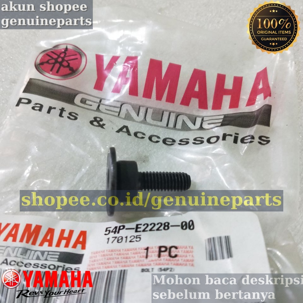 54P-E2228-00 BAUT LIDAH TENSIONER ATAS YAMAHA MIO M3. X RIDE 115 125. MIO J. MIO GT. ORIGINAL ASLI Y