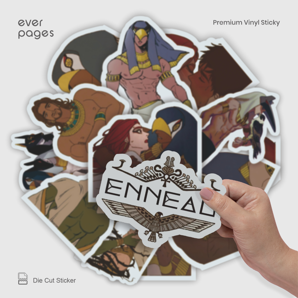 (25 pcs) Sticker Manhwa Ennead Waterproof - Laptop, HP, Tumblr