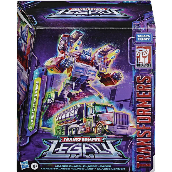 Transformers Toys Generations Legacy Series Leader G2 Universe Laser Optimus Prime Action Figure