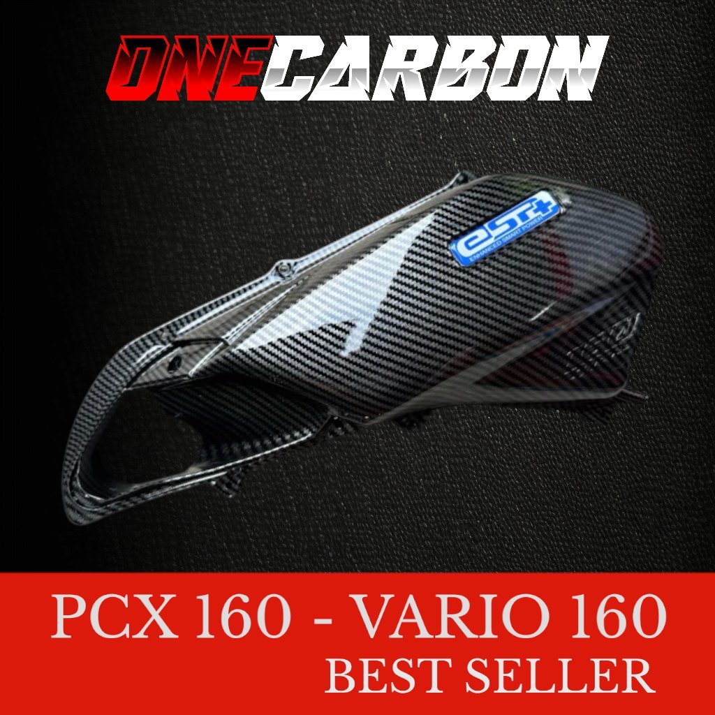 TUTUP FILTER PCX 160 CARBON GLOSY Tutup filter pcx 160 carbon original filter vario 160 carbon adv 1