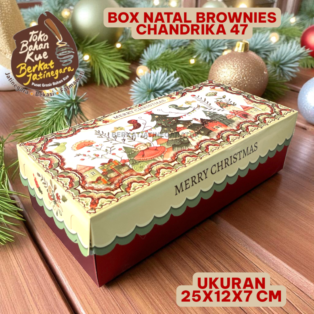 BOX / DUS NATAL CHRISTMAS CHANDRIKA / BOX NATAL KOTAK BROWNIES / BOLU