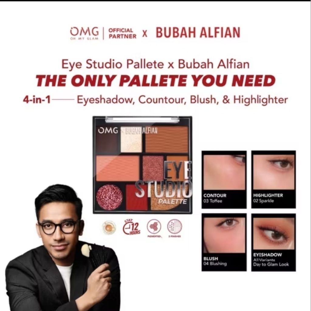 OMG Eye Studio Palette, Create Your Unlimited Looks