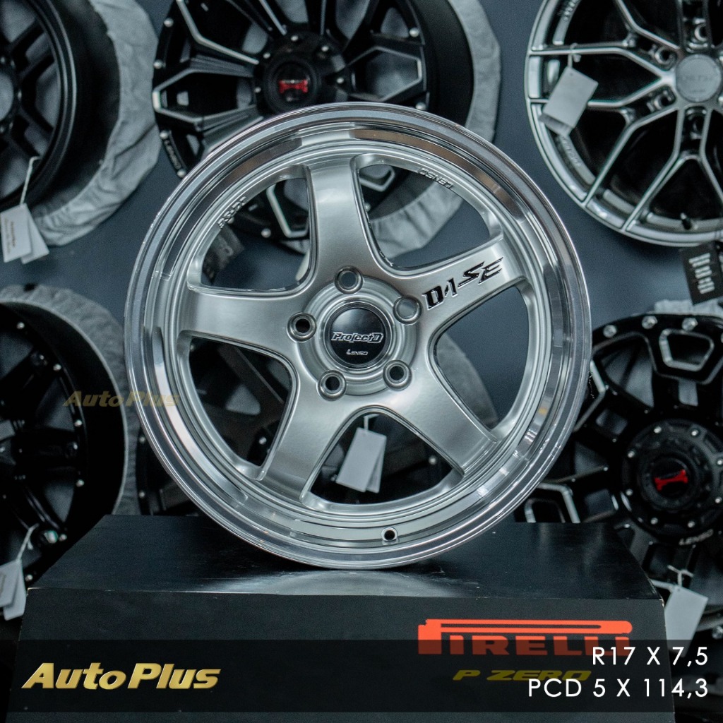 VELG LENSO PROJECT D1 SE / PD SE RING 17 PCD 5x114,3 HYPERSILVER