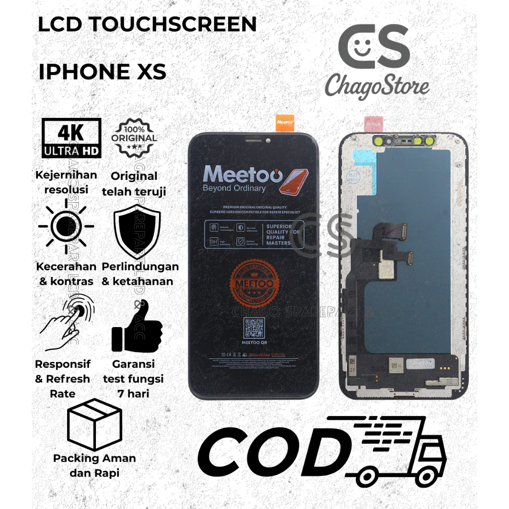 LCD IPHONE XS - LCD TOUCHSCREEN XS  FULLSET
