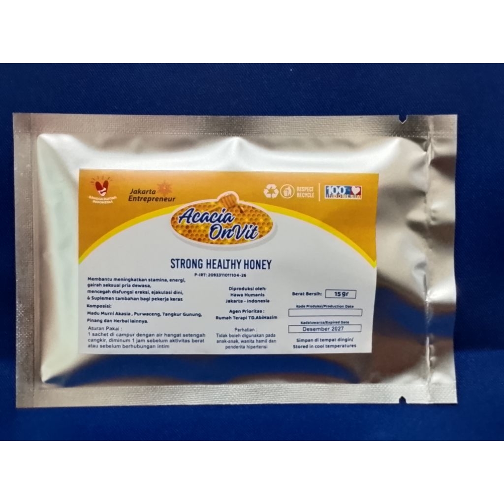 Acacia OnVit sachet, strong healthy honey, beli 10 bonus 1 sachet