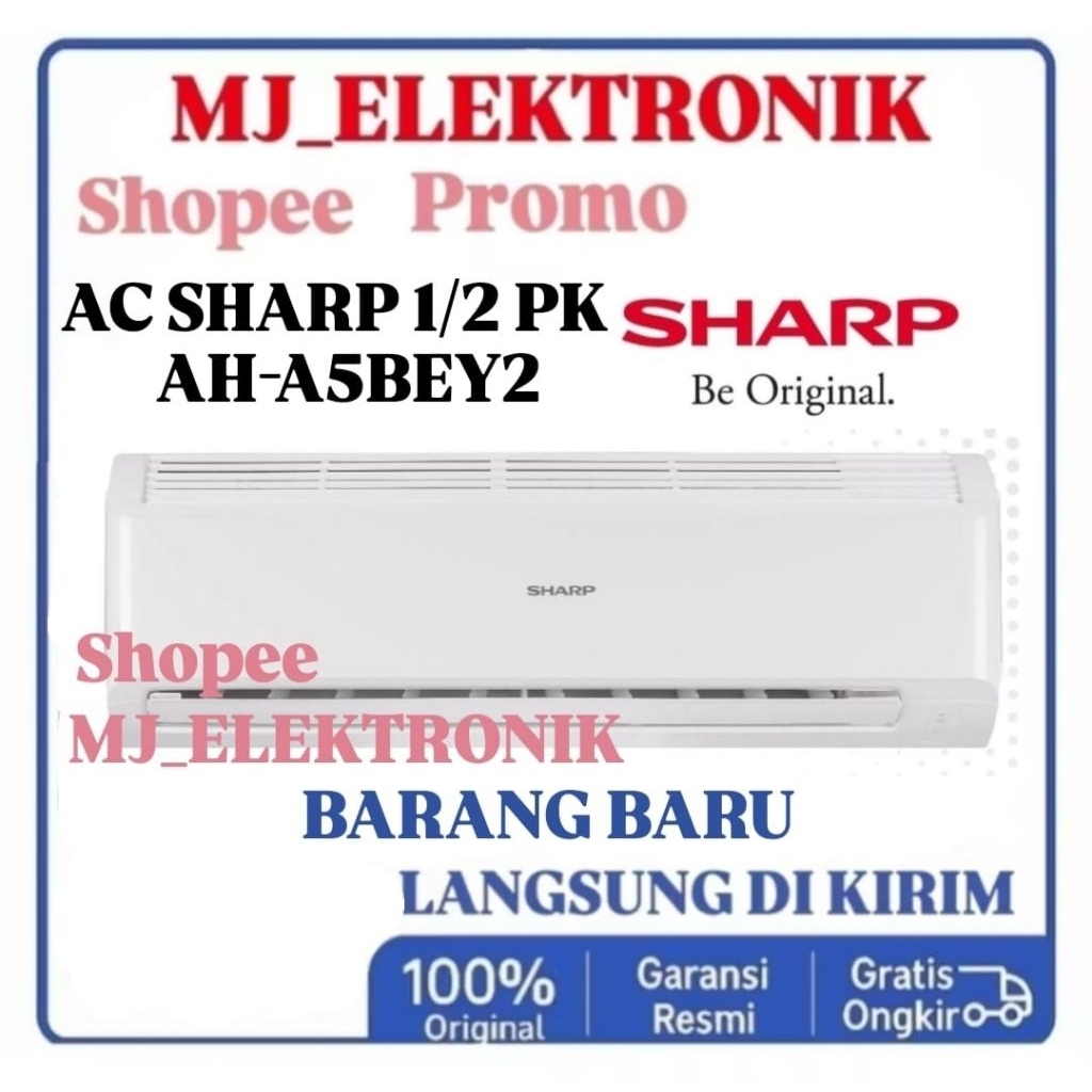 AC SHARP 1/2 PK PAKET PASANG