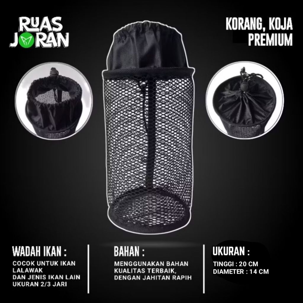 KOJA KAPSUL PREMIUM - KORANG WADER - KOJA IKAN KECIL - KEMPIS WADER - KEMPIS UCENG - KORANG WADERR