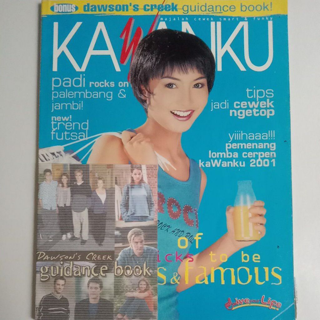 Majalah Kawanku Tahun 2001 Cover Marisa Jeffryna