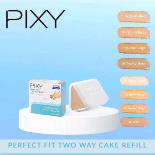 PIXY Refill Two Way Cake Perfect Fit 01 White Cream