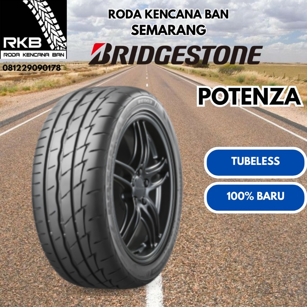 Bridgestone Potenza RE030 Size 185/55 R15 - Ban OEM Mobil Brio RS
