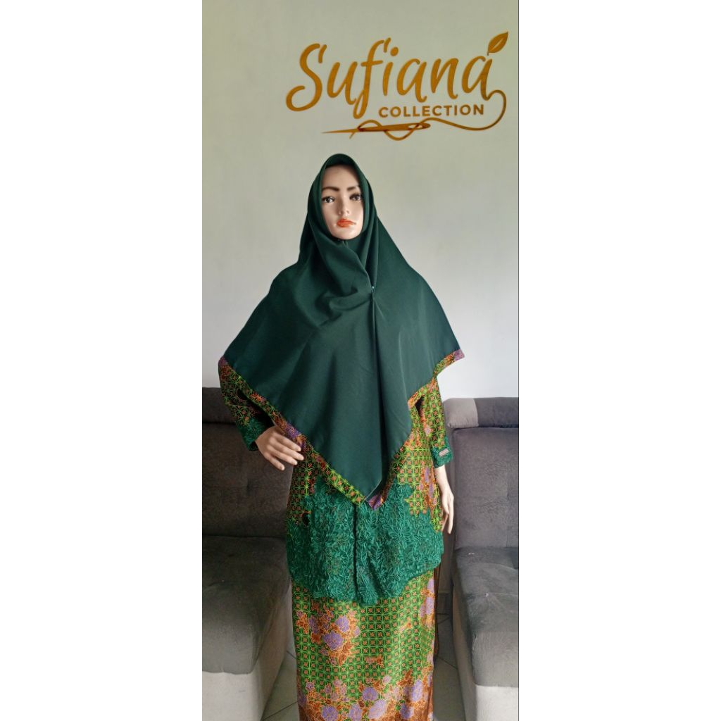 Jilbab Segi Empat Muslimat NU Glamour Gliter